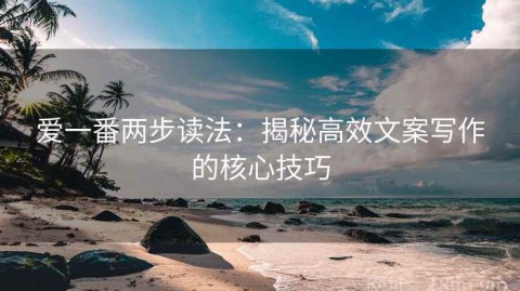 爱一番两步读法：揭秘高效文案写作的核心技巧