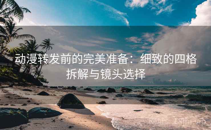 动漫转发前的完美准备:细致的四格拆解与镜头选择 动漫转发前的完美准备:细致的四格拆解与镜头选择